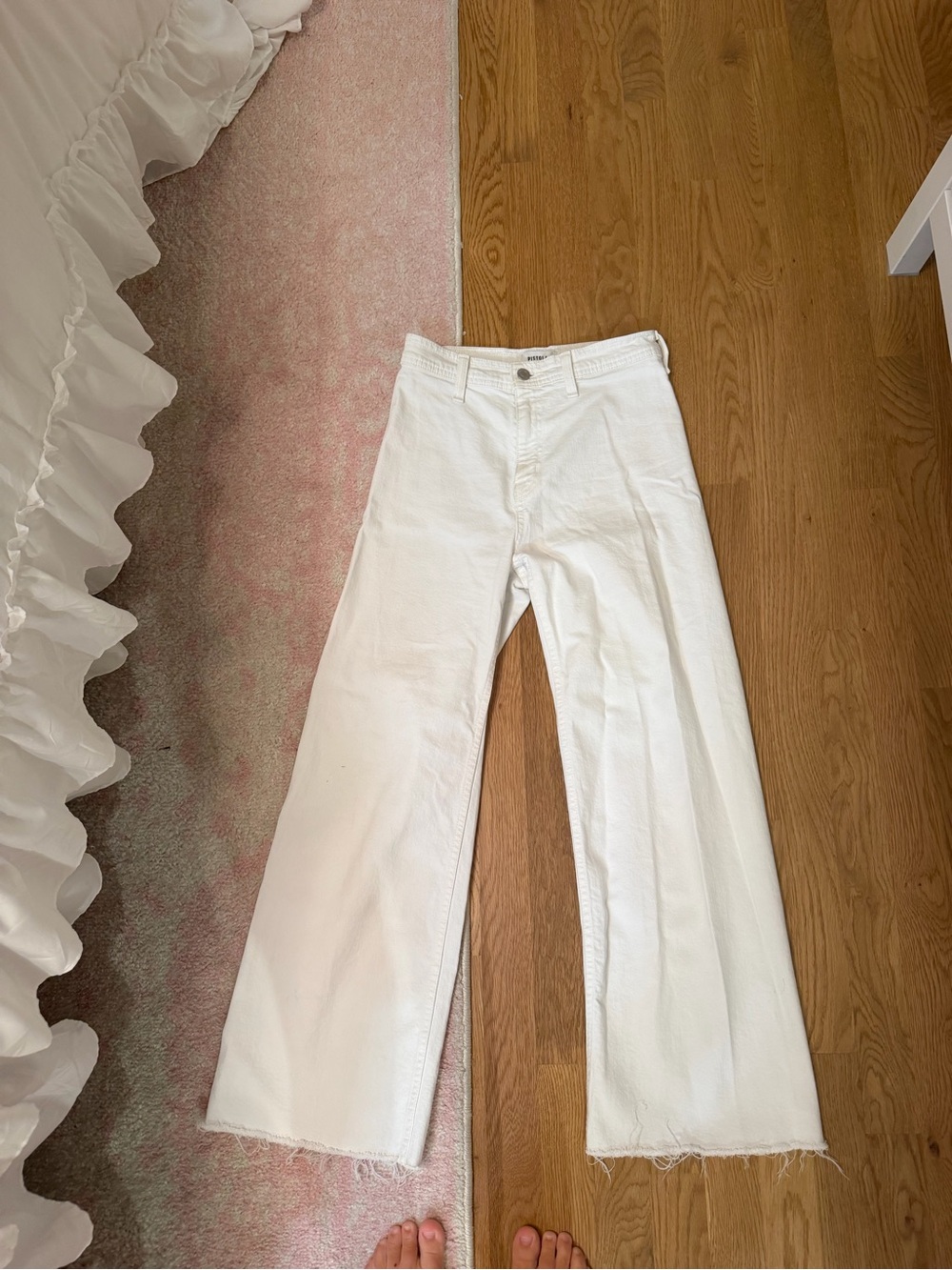 Penny high rise wide leg jeans color Blizzard